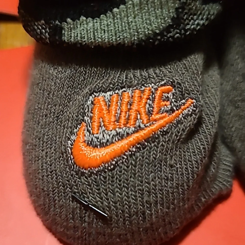 Nike Baby Booties with Camo Design 0-6 Months